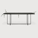 Arc dining table