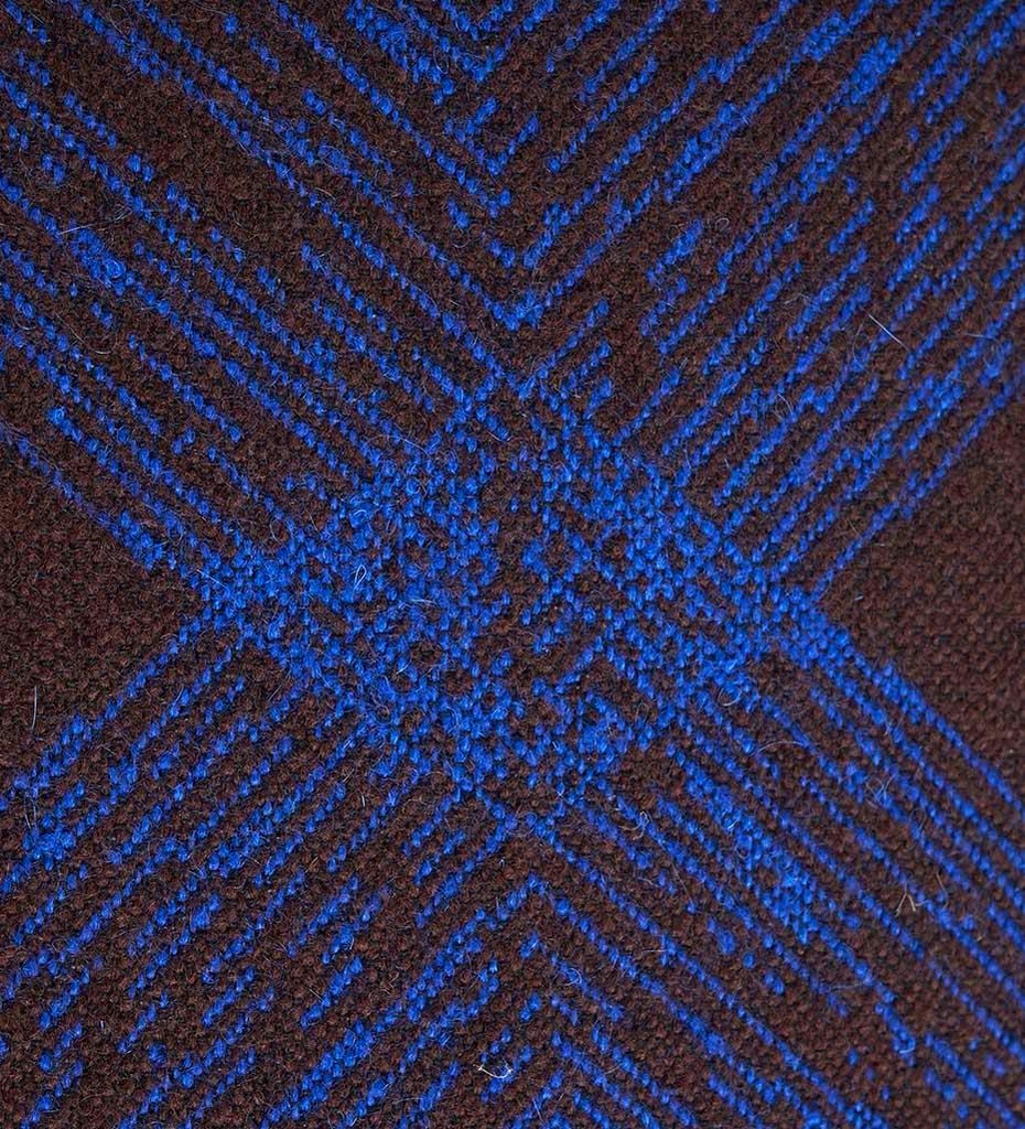 Brown Linear Diamonds cushion