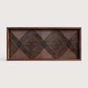 Linear Squares glass tray