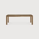 Teak Slice extendable dining table