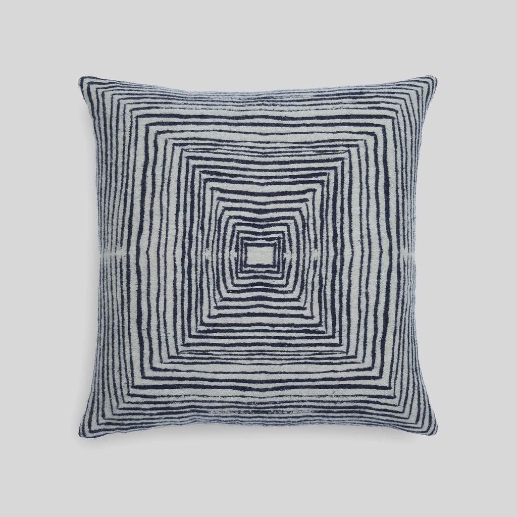White Linear Square cushion - square 