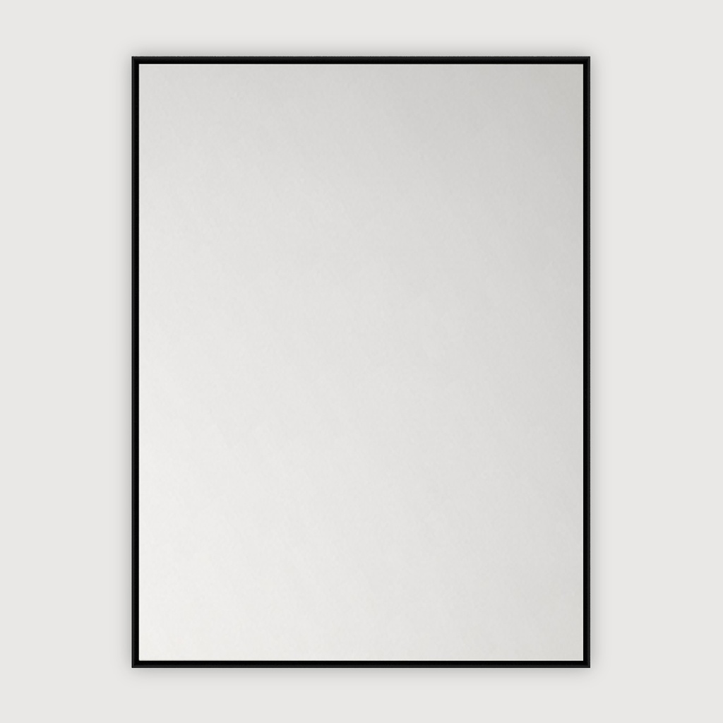 Qualitime mirror - black metal frame