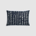 Navy Dots cushion - lumbar