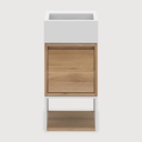 Oak Junior bathroom cabinet - 1 opening door
