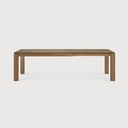 Teak Slice extendable dining table