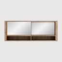 Oak Shadow bathroom mirror - 2 sliding doors
