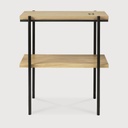 Oak Rise Side table - wireless charging