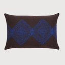 Brown Linear Diamonds cushion
