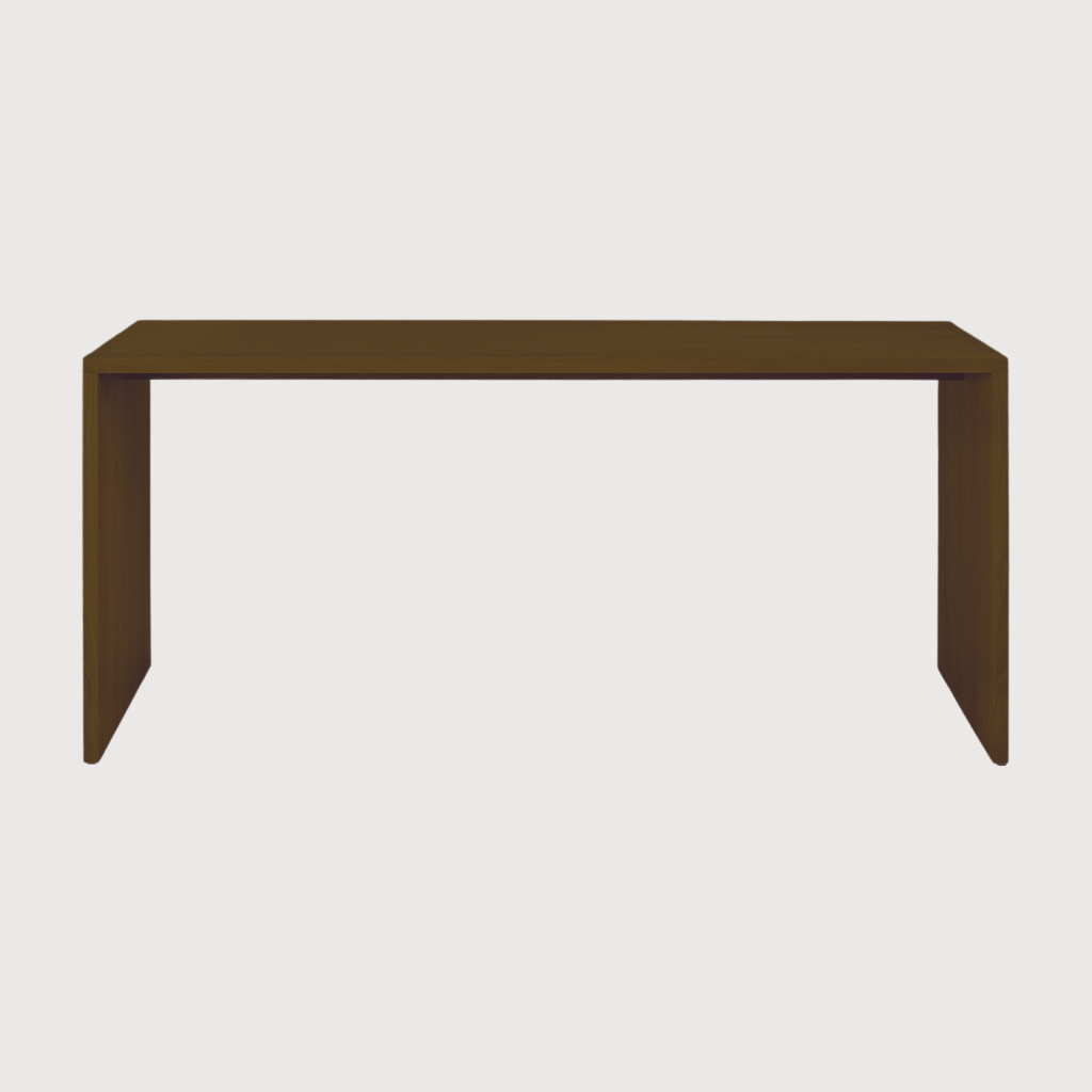 Walnut U desk