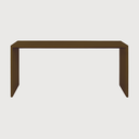 Walnut U desk