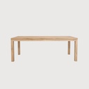 Straight dining table