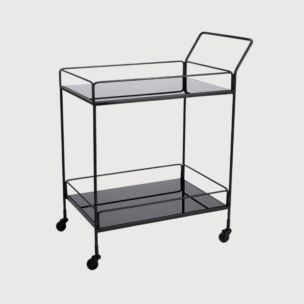 Dixon charcoal bar cart