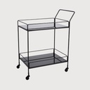Dixon charcoal bar cart