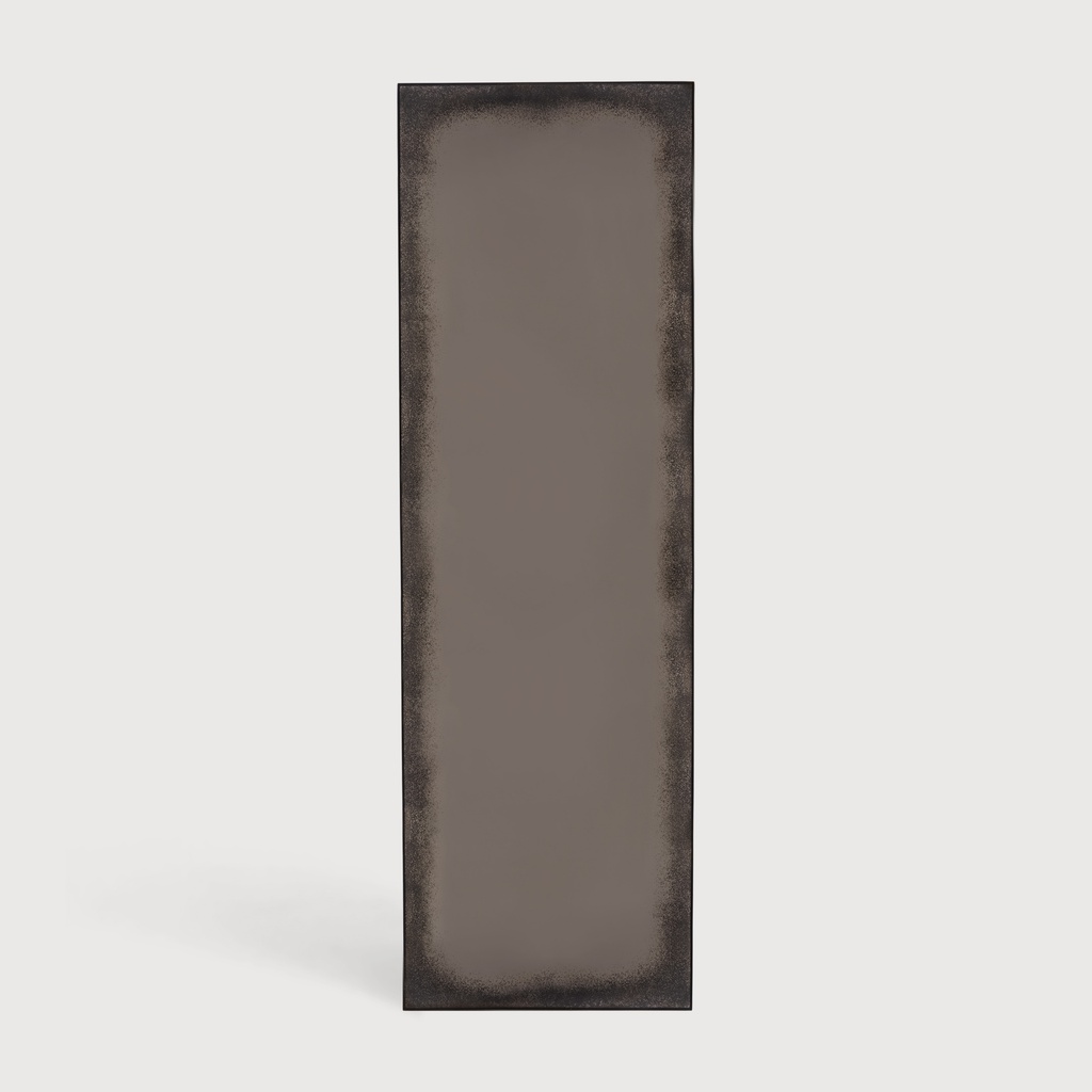 Aged floor mirror