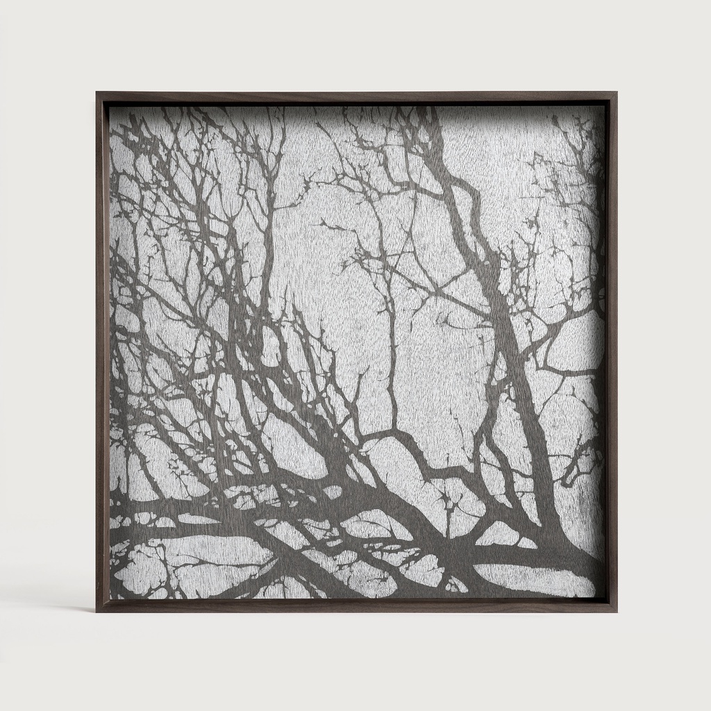 Tree wooden tray