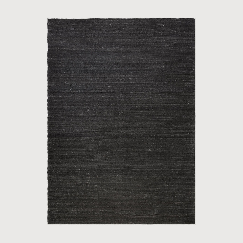 Nomad kilim rug - Dark chocolate 200x300cm