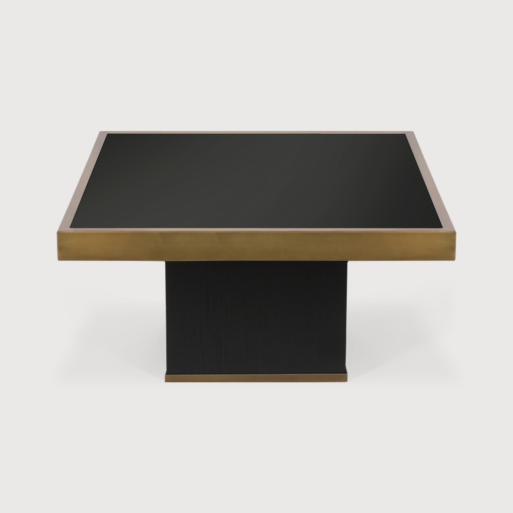 Table basse Trifecta charcoal mirror