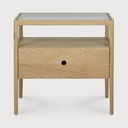 Spindle bedside table