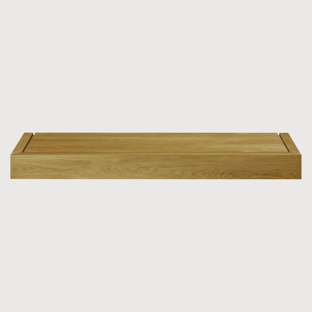 Oak Bathroom wall shelf