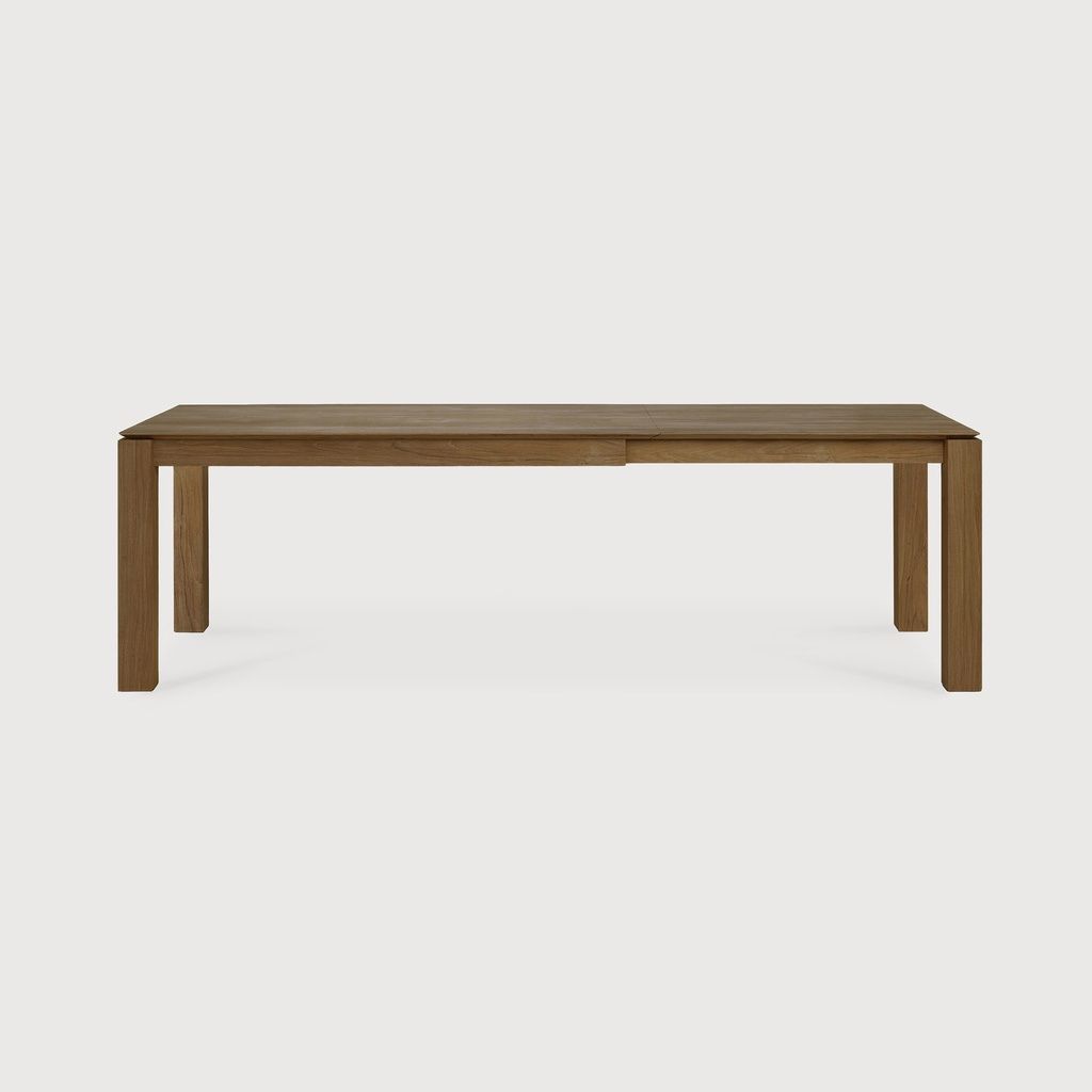 Walnut Slice extendable dining table
