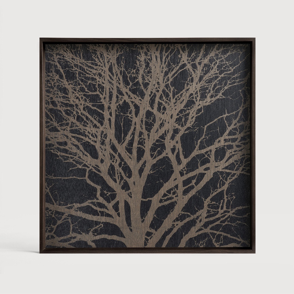 Tree wooden tray