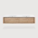 Qualitime badkamerkast (2 lades) - set