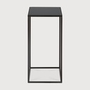 Compact charcoal bijzettafel