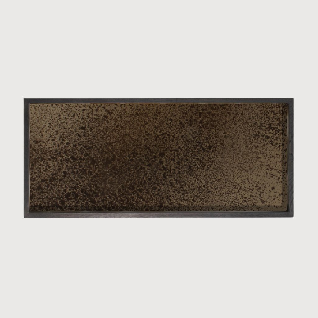 Plateau en miroir Aged