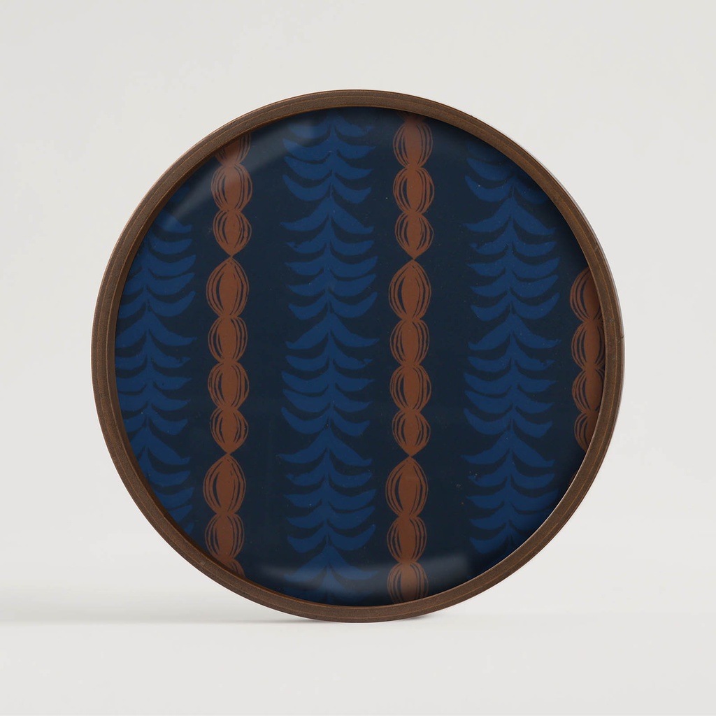 Royal Palm glazen dienblad