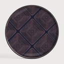 Linear Squares glazen dienblad