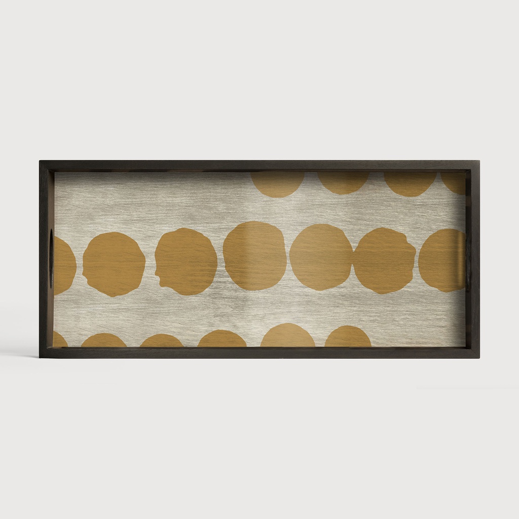 Sienna Dots glass tray TEMPLATE