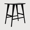 Tabouret haut Osso en chêne noir