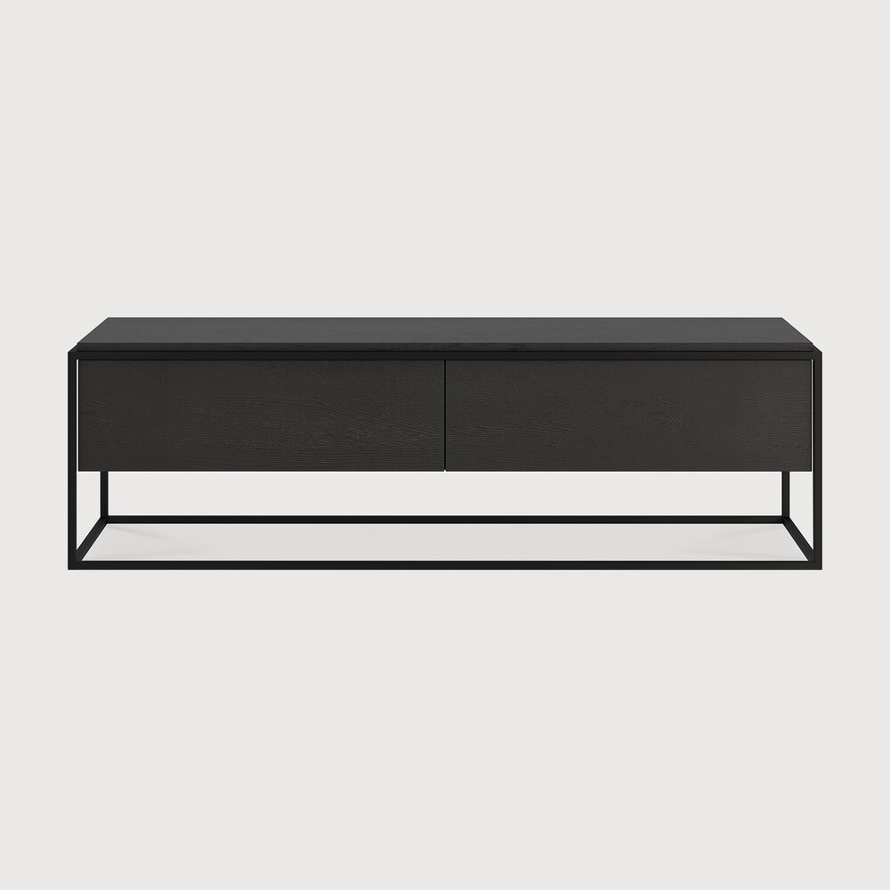 Monolit black TV cupboard TEMPLATE