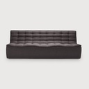 Canapé modulaire N701 - 3 personnes (gris foncé)