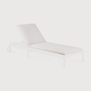 Coussin fin pour chaise longue de jardin ajustable Jack