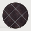 Linear Squares glazen dienblad