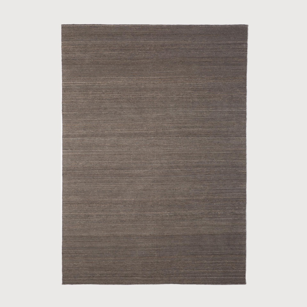 Nomad kilim tapijt - Grijs 170x240cm