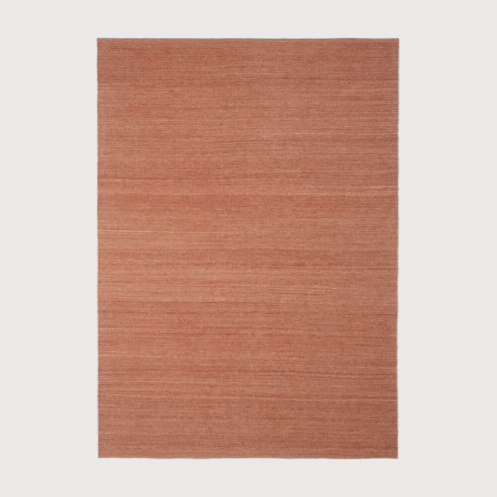 Nomad kilim rug - Terracotta 250x350cm