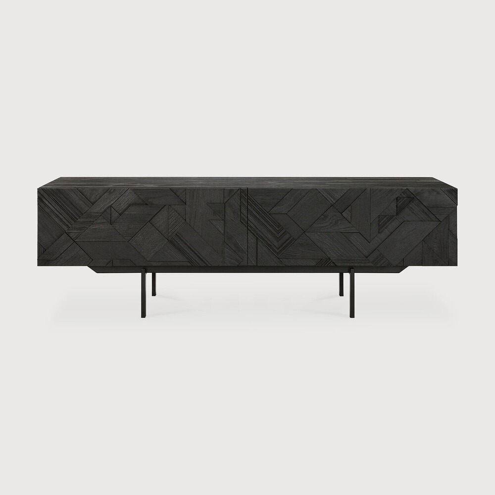 Graphic TV cupboard