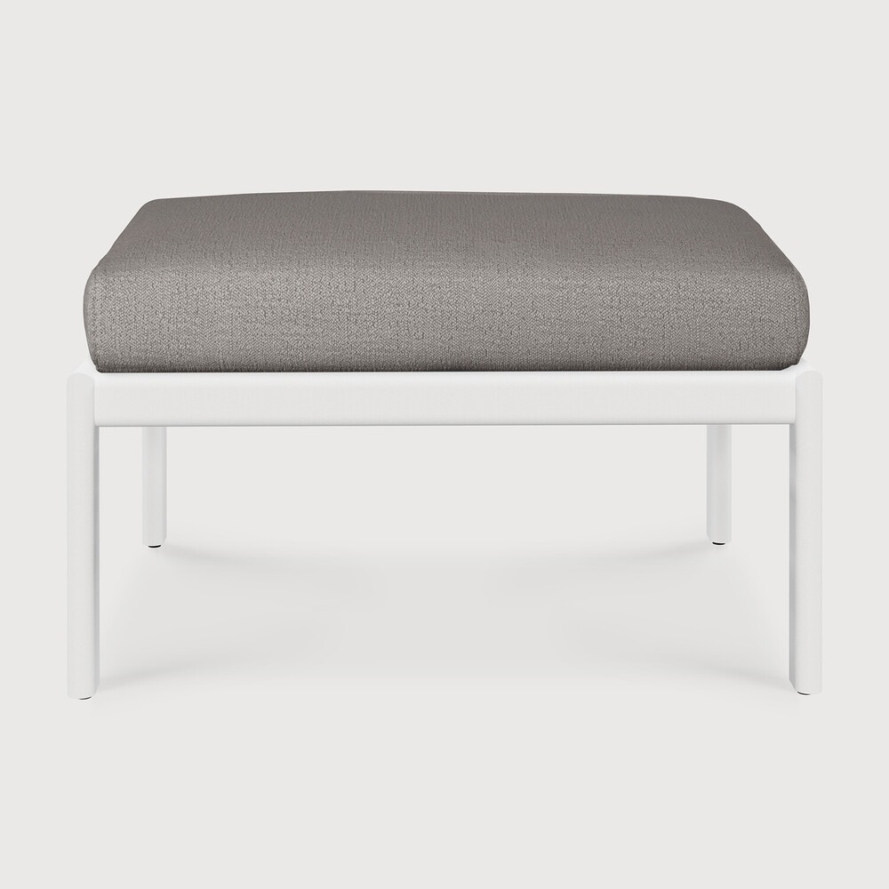 Jack outdoor footstool with cushion