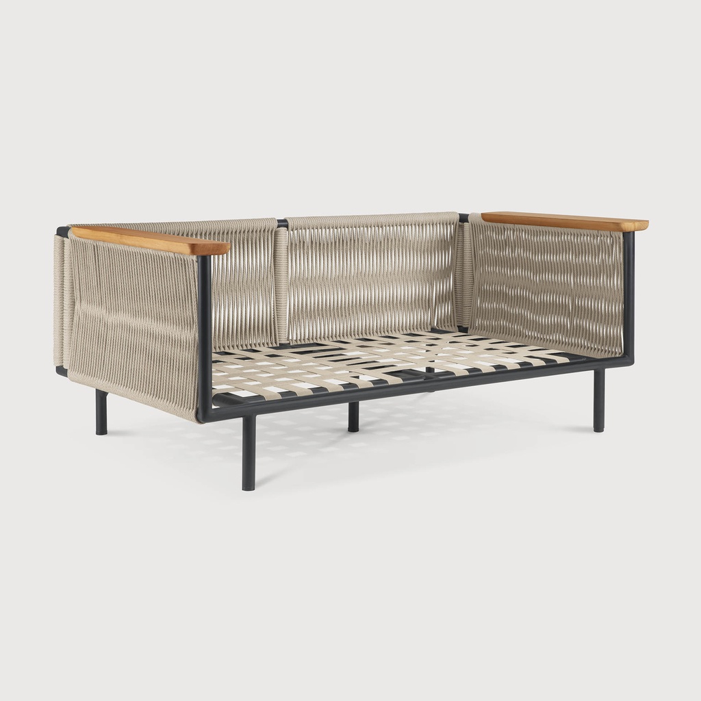 Corbey outdoor lounge sofa frame - 2 seater TEMPLATE