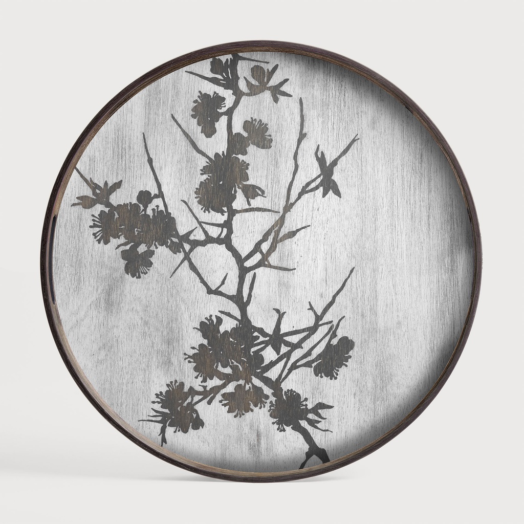 Blossom wooden tray TEMPLATE
