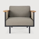 Fauteuil de jardin Corbey (coussin Silt)