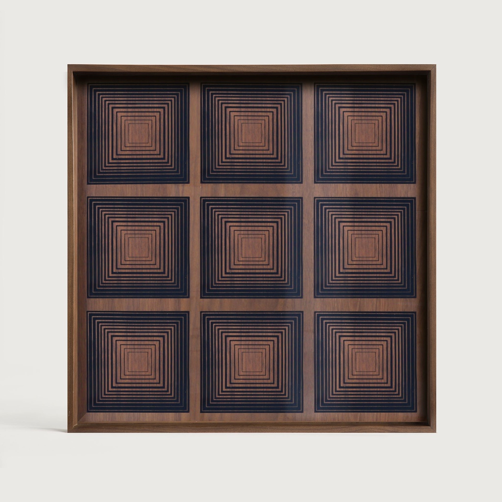 Squares glass tray TEMPLATE