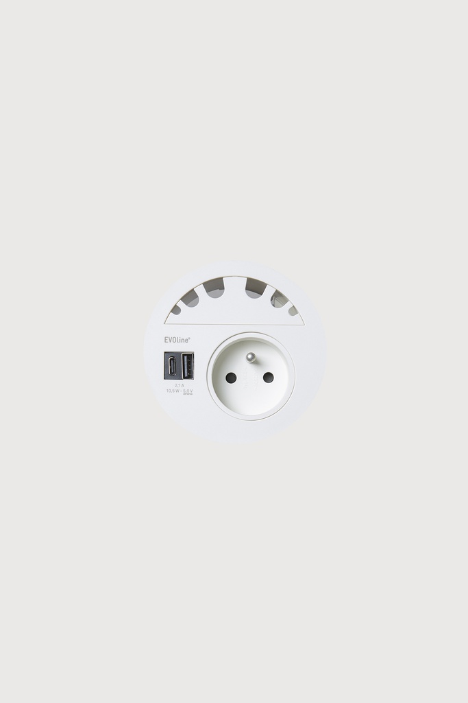 Power Circle (Type F - CEE7/3) TEMPLATE