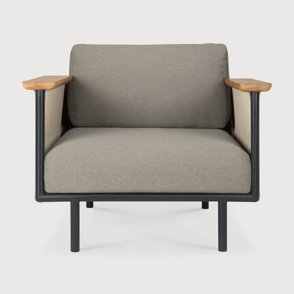 Fauteuil de jardin Corbey (coussin Silt)