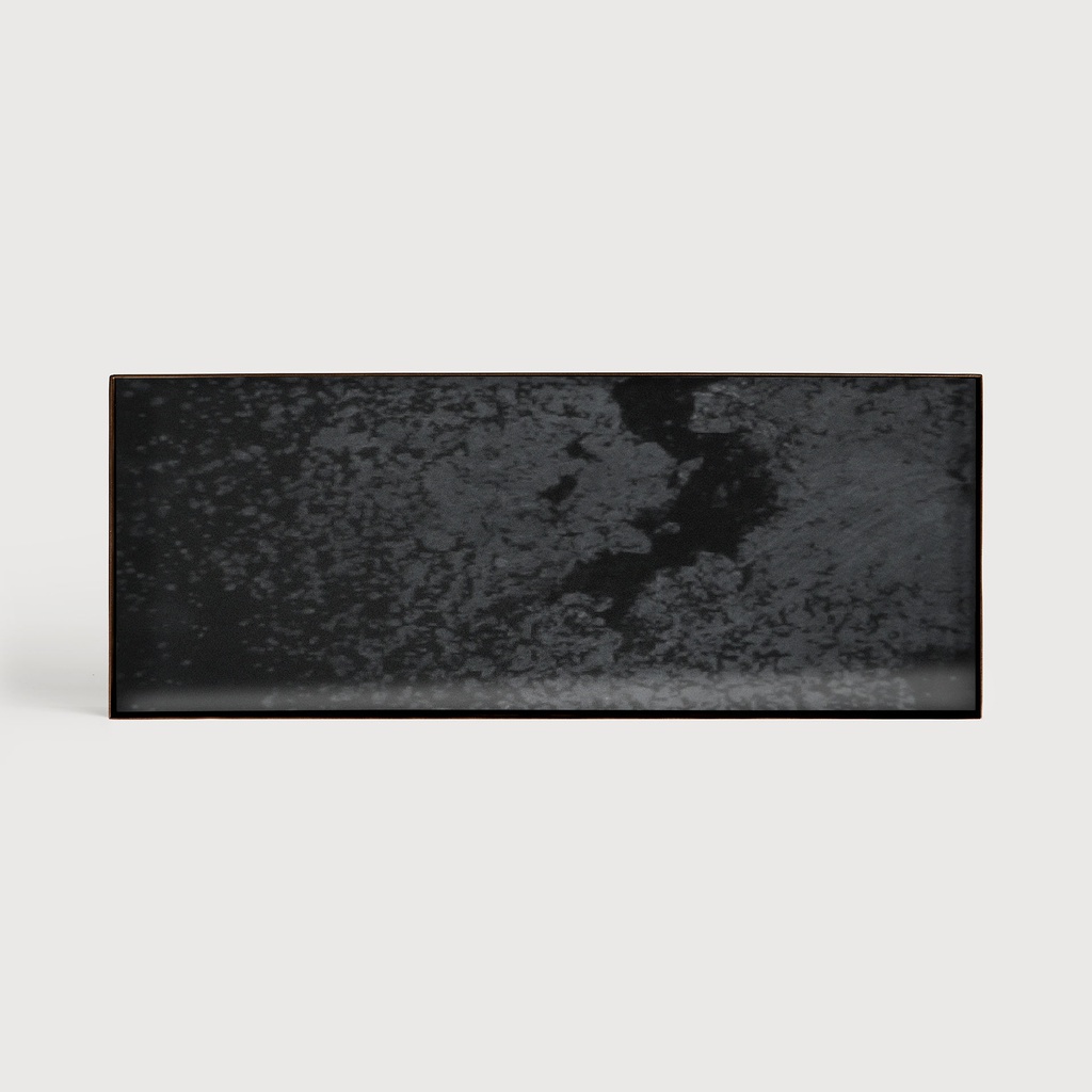 Charcoal mirror valet tray