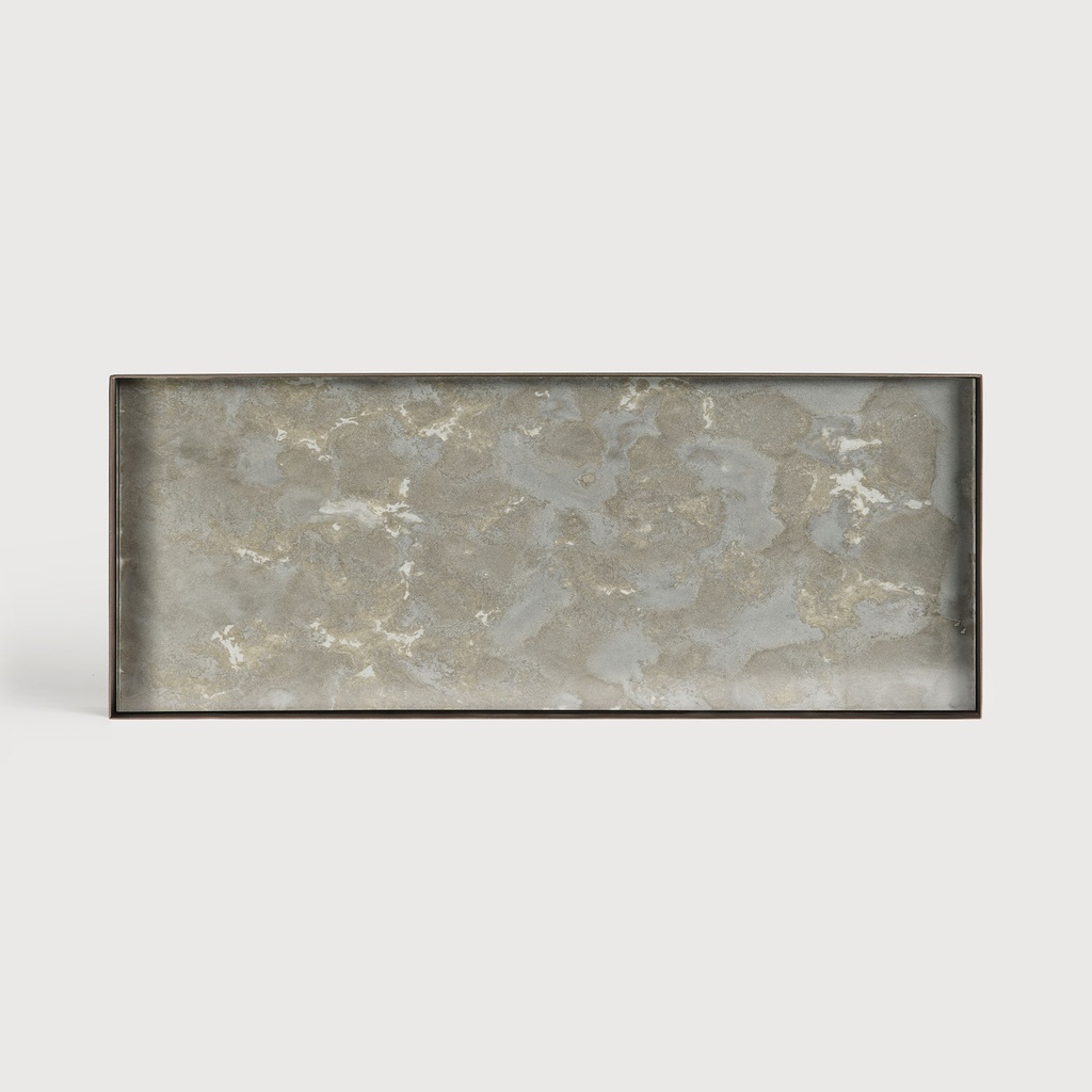 Plateau en verre Organic Fossil