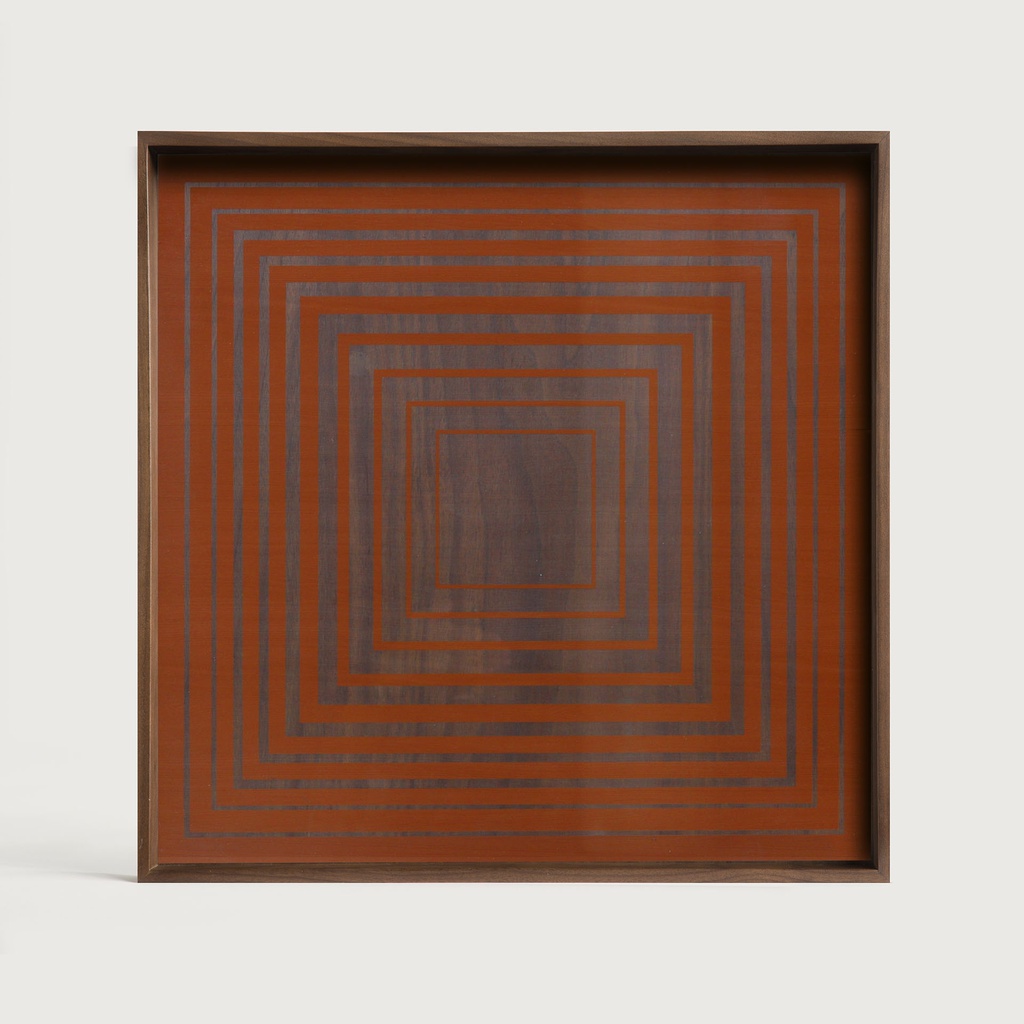 Squares glass tray