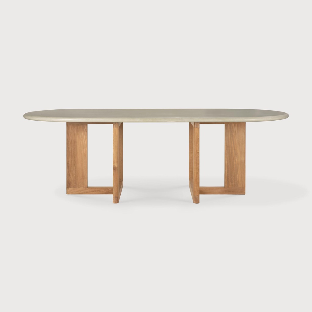 Trestle outdoor dining table - 240cm